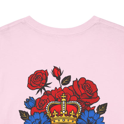 T-Shirt mit Blumen - Serbien (Druck hinten)