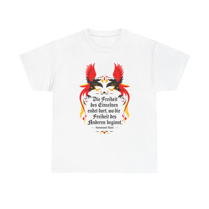 Unisex T-Shirt mit Zitat - Immanuel Kant - Freiheit des Einzelnen