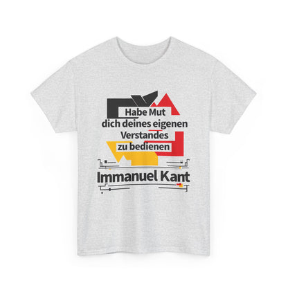 Unisex T-Shirt mit Zitat - Immanuel Kant - Mut zum Verstand