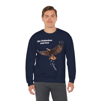 Unisex Sweatshirt mit Volkslied - Gedanken sind frei