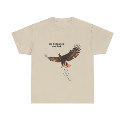 Unisex T-Shirt mit Volkslied - Gedanken sind frei