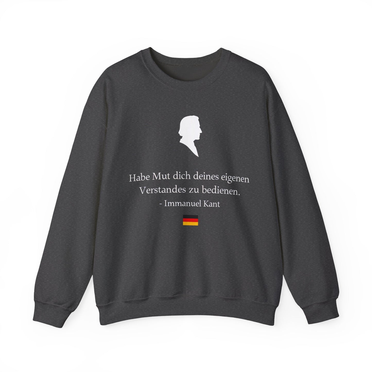 Unisex Sweatshirt mit Zitat - Immanuel Kant - Mut zum Verstand
