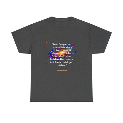 Unisex T-Shirt mit Zitat - Albert Einstein - Universum