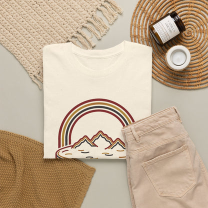 Unisex T-Shirt mit Zitat - Goethe - Schweiz wie ein Pfannkuchen