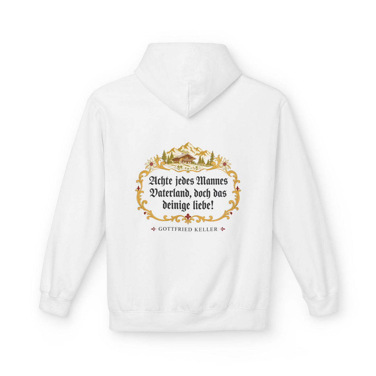 Unisex Fleece Hoodie mit Zitat - Keller - Das deinige liebe