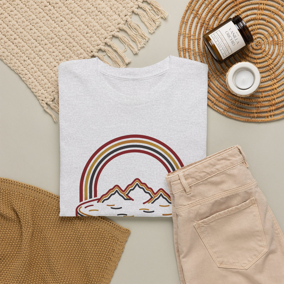 Unisex T-Shirt mit Zitat - Goethe - Schweiz wie ein Pfannkuchen