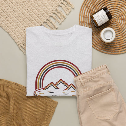 Unisex T-Shirt mit Zitat - Goethe - Schweiz wie ein Pfannkuchen