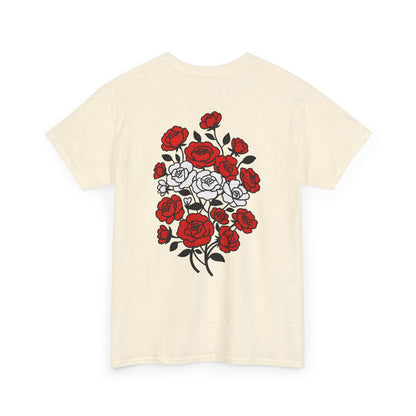 T-Shirt mit Blumen - Österreich (Druck hinten)