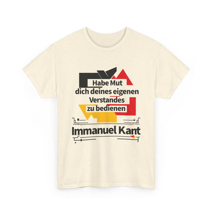 Unisex T-Shirt mit Zitat - Immanuel Kant - Mut zum Verstand