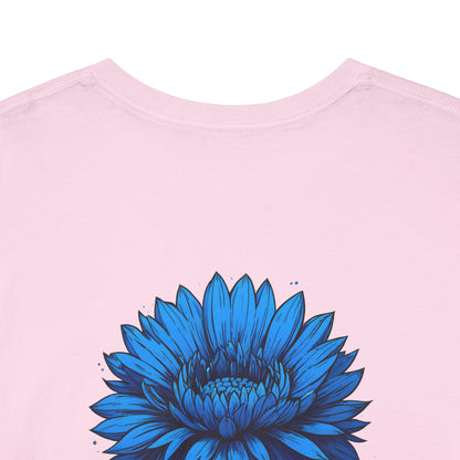 T-Shirt mit Blumen -Ukraine (Druck hinten)