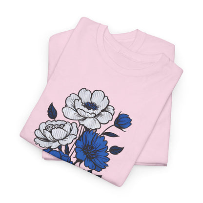 Unisex T-Shirt mit Blumen - Russland