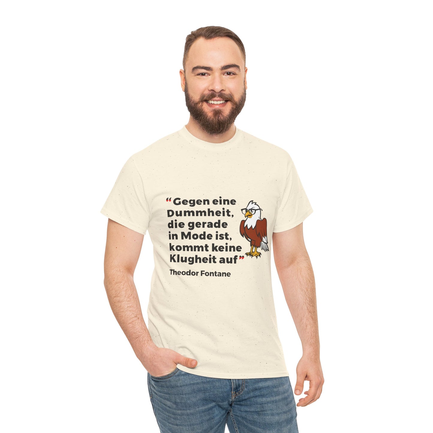 T-Shirt mit Zitat - Theodor Fontane - Mode