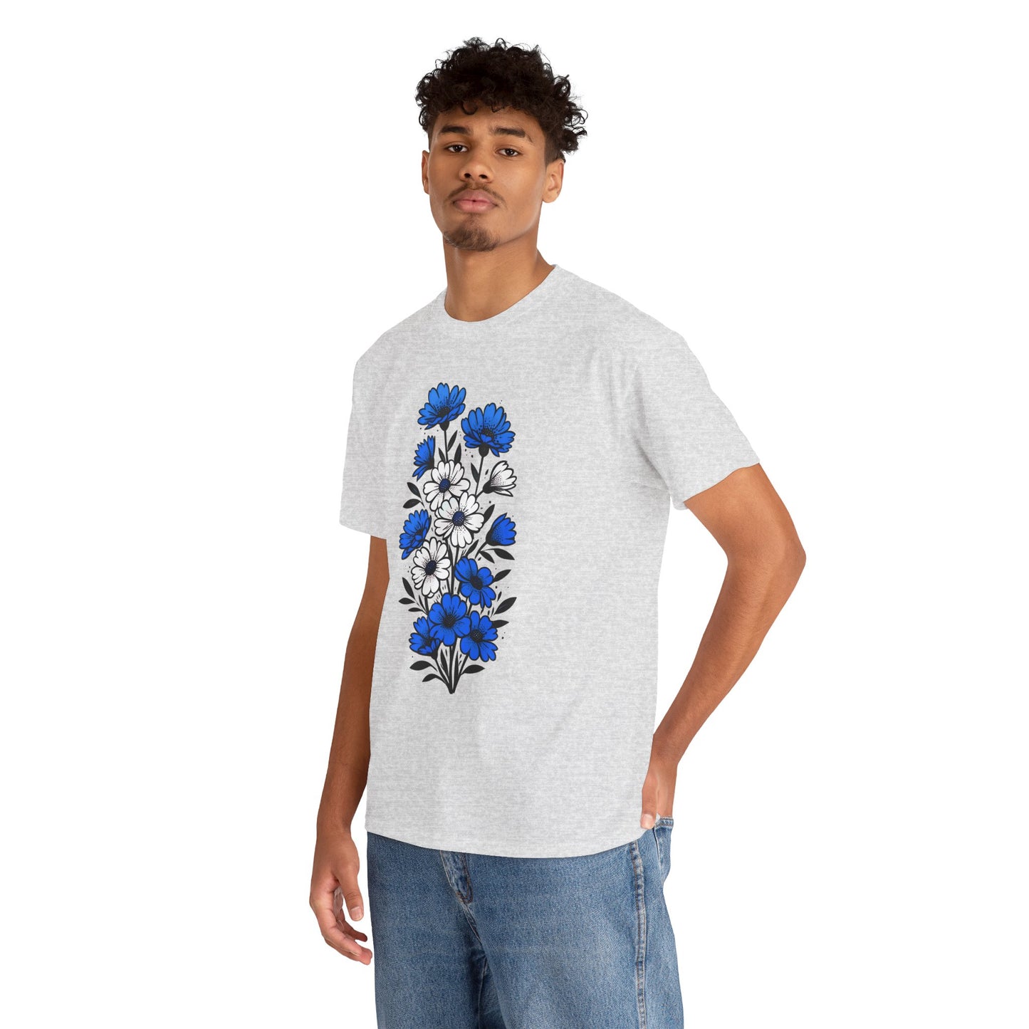 Unisex T-Shirt mit Blumen -Griechenland