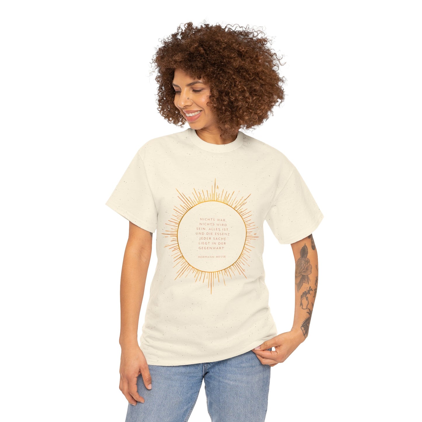 Unisex T-Shirt mit Zitat - Hermann Hesse - Essenz