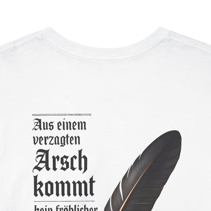 Unisex T-Shirt mit Zitat - Martin Luther (Druck hinten)