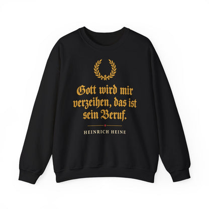 Unisex Sweatshirt mit Zitat - Heine - Das ist sein Beruf – front