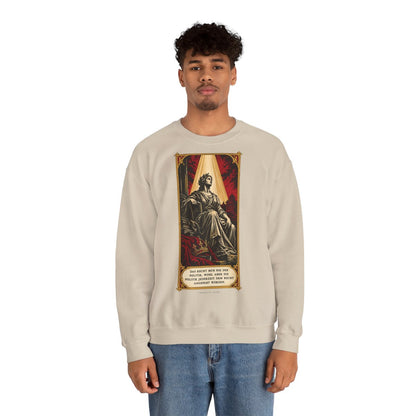 Unisex Sweatshirt mit Zitat - Kant - Das Recht muß nie – person-2