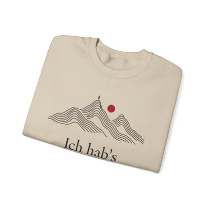 Unisex Sweatshirt mit Zitat - Ulrich von Hutten - Ich habs gewagt – folded