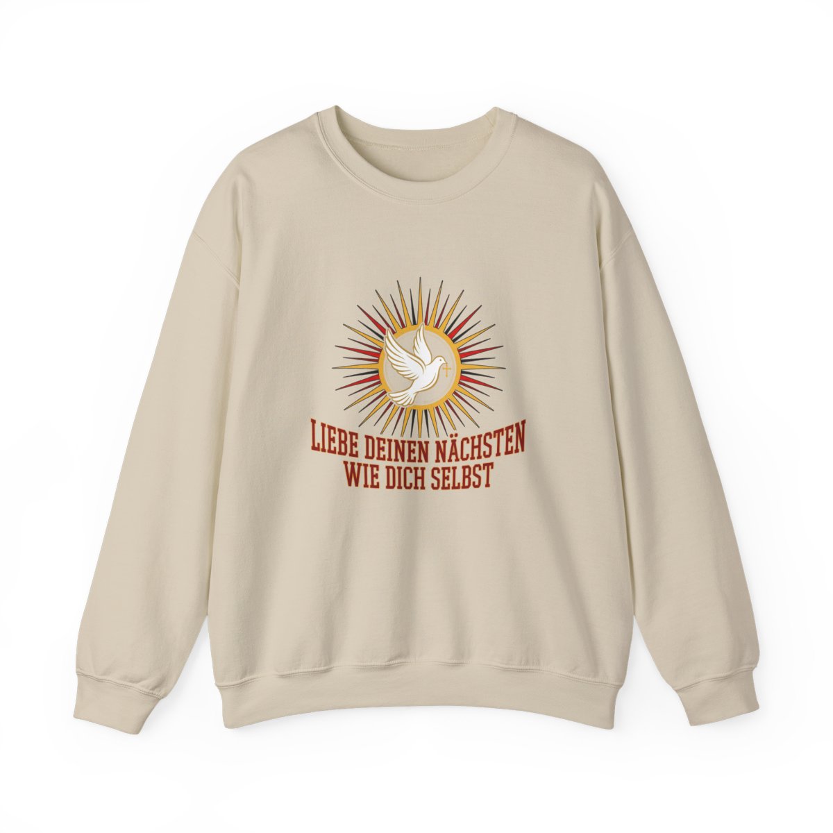 Unisex Sweatshirt mit Zitat - Bibel - Liebe deinen Nächsten – front