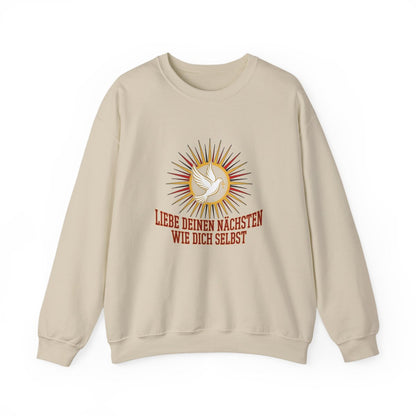 Unisex Sweatshirt mit Zitat - Bibel - Liebe deinen Nächsten – front