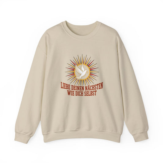 Unisex Sweatshirt mit Zitat - Bibel - Liebe deinen Nächsten – front