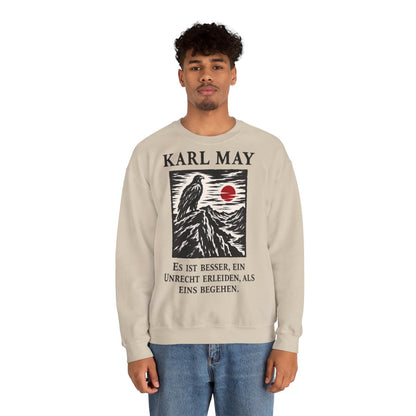 Unisex Sweatshirt mit Zitat - May - Es ist besser – person-2