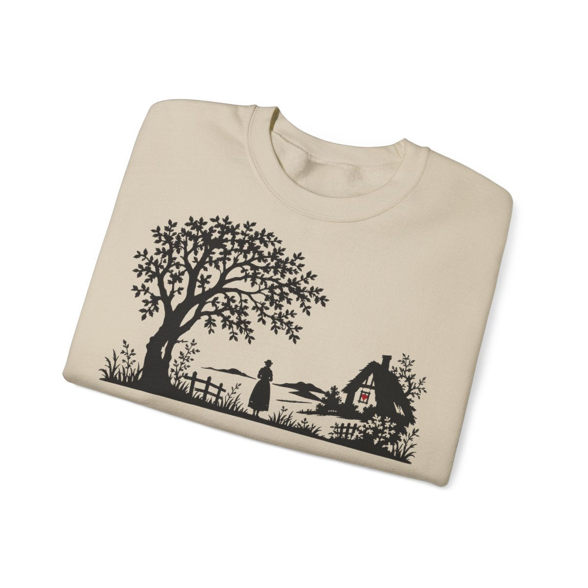 Unisex Sweatshirt mit Zitat - Heine - Sei mir gegrüßt, mein Sauerkraut – folded