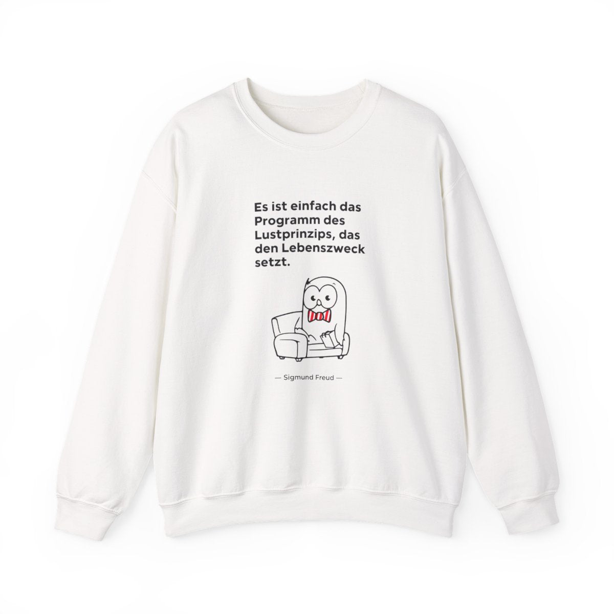 Unisex Sweatshirt mit Zitat - Freud - Lustprinzip – front