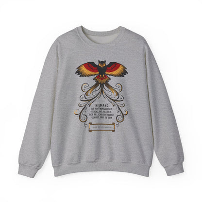 Unisex Sweatshirt mit Zitat - Goethe - Hoffnungslos versklavt – front