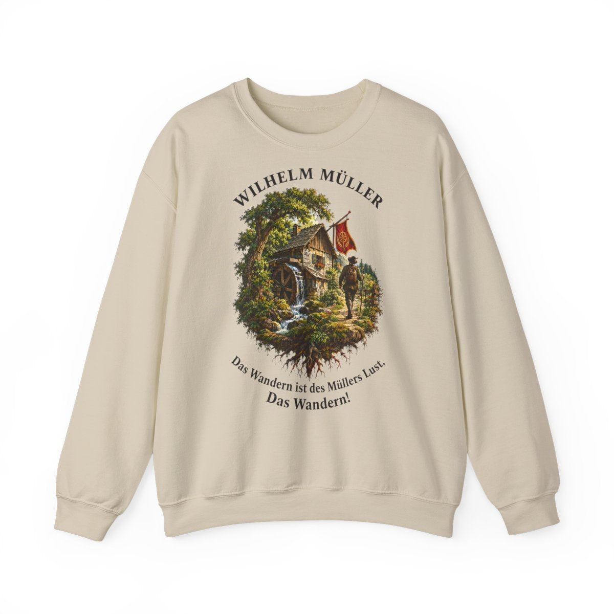 Unisex Sweatshirt mit Zitat - Müller - Das Wandern – front