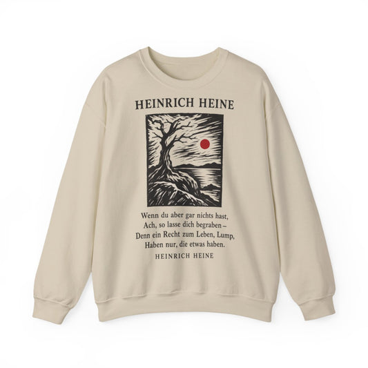 Unisex Sweatshirt mit Zitat - Heine - Wenn du aber gar nichts hast – front