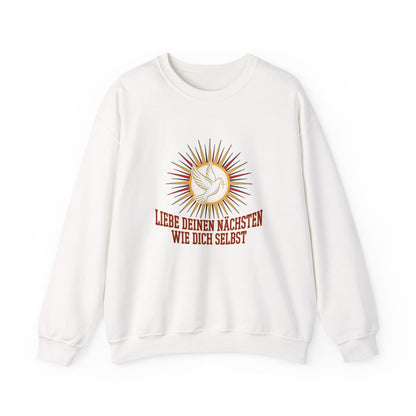 Unisex Sweatshirt mit Zitat - Bibel - Liebe deinen Nächsten – front
