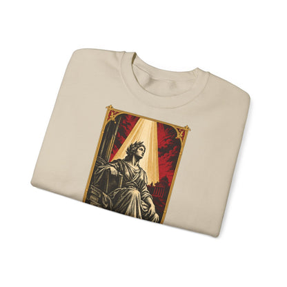 Unisex Sweatshirt mit Zitat - Kant - Das Recht muß nie – folded