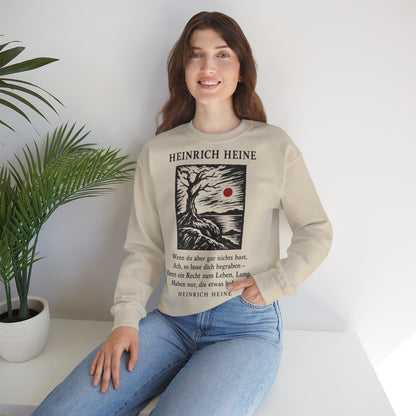 Unisex Sweatshirt mit Zitat - Heine - Wenn du aber gar nichts hast – lifestyle