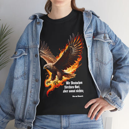 Unisex T-Shirt mit Zitat - Bismarck - Fürchten Gott sonst nichts – lifestyle