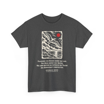 Unisex T-Shirt mit Zitat - Heine - Franzosen und Russen gehört das Land – front-2