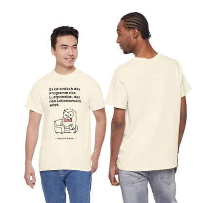 Unisex T-Shirt mit Zitat - Freud - Lustprinzip – duo