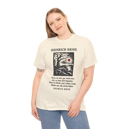 Unisex T-Shirt mit Zitat - Heine - Wenn du aber gar nichts hast – person-2
