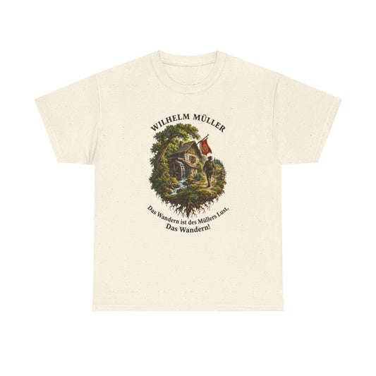 Unisex T-Shirt mit Zitat - Müller - Das Wandern – front