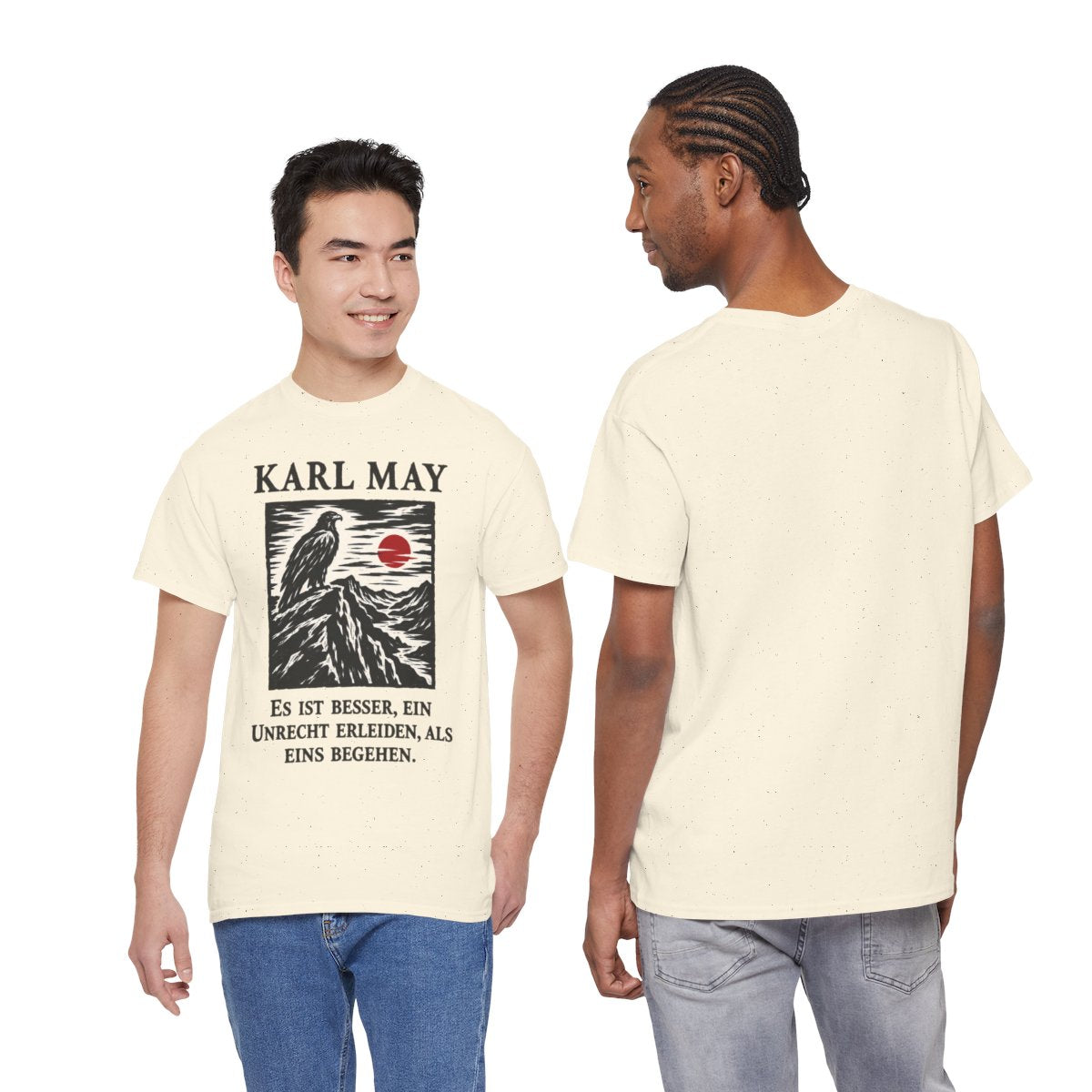 Unisex T-Shirt mit Zitat - May - Es ist besser – duo
