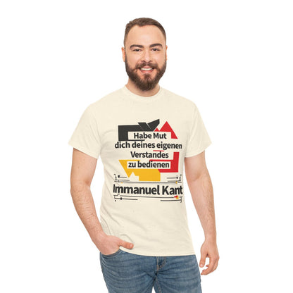 Unisex T-Shirt mit Zitat - Kant - Habe Mut Bauhaus – person-3