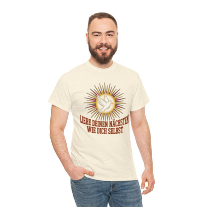 Unisex T-Shirt mit Zitat - Bibel - Liebe deinen Nächsten – person-3