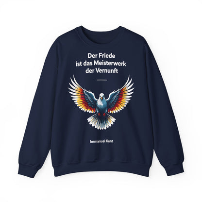 Unisex Sweatshirt mit Taube und Zitat - Kant – front